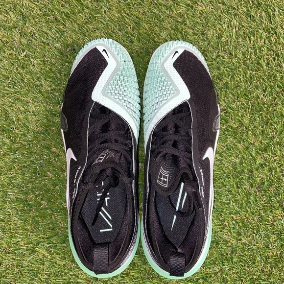 Nike Court React Vapor NXT Tennis Shoes Black Mint Foam CV0724 009 Men 7 Wmn 8.5 main image 6